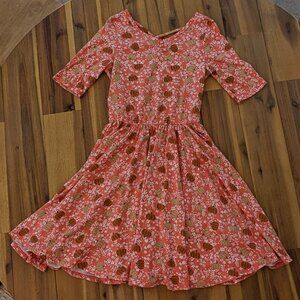 Dot Dot Smile Fall Pumpkin Dress